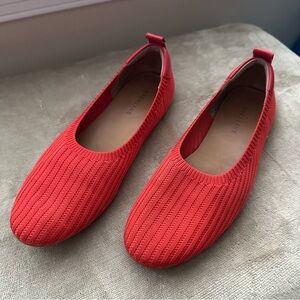 Everlane The Day Glove Orange Woven Flat Size 8.5
